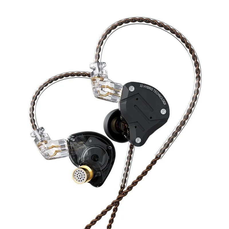 KZ ZS10 Pro 4BA+1DD 5 Driver In-Ear Hifi Metal Earphones With Detachable Cable