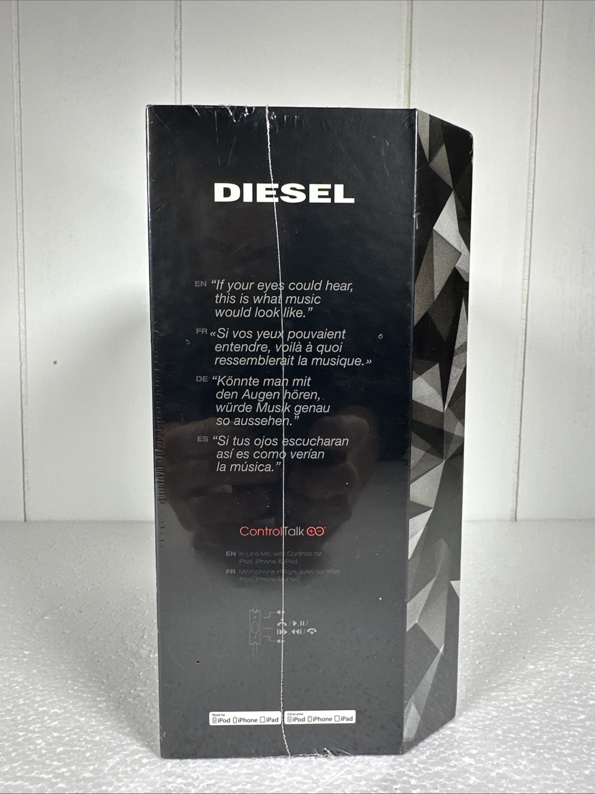 Diesel Monster Vektr On Ear Wired Headphones Control Talk New Sealed