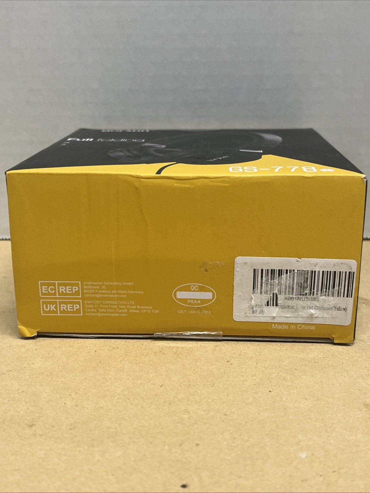 Gorsun Stereo Portable Wired Headphones (GS-778) – Yellow