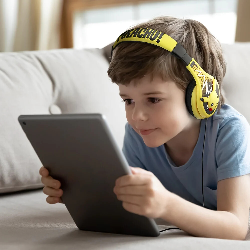 eKids Pokemon Pikachu Kids Headphones ( Yellow )