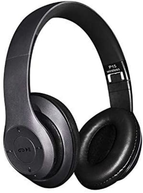 Bluetooth Wireless Headphone Clear, Cheap, Good 4.1 Headphones Metolic Black NEW