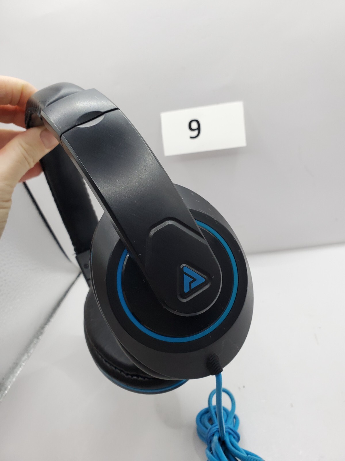 Rudeboyz Headphones RB Black Blue Audio Ear Cup Made In China Free Shipping