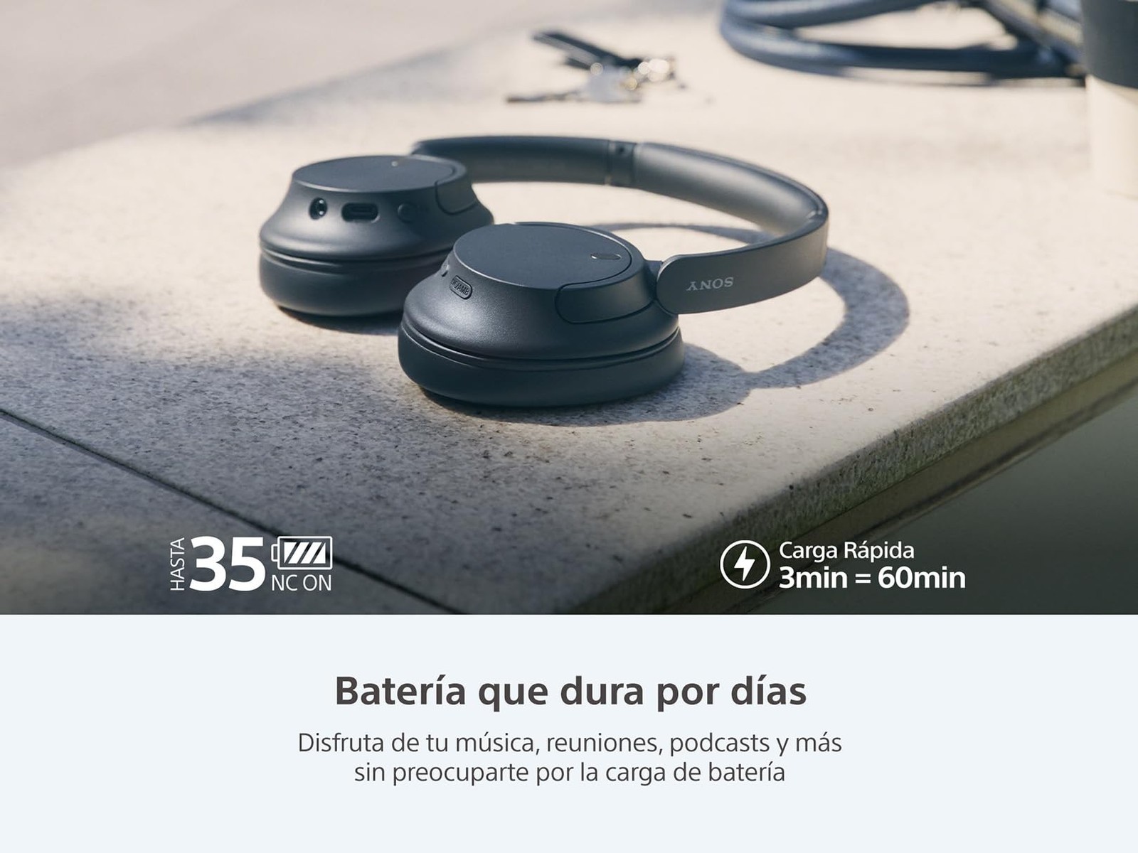 Sony – WH-CH720N Wireless Noise Canceling Headphones – Blue