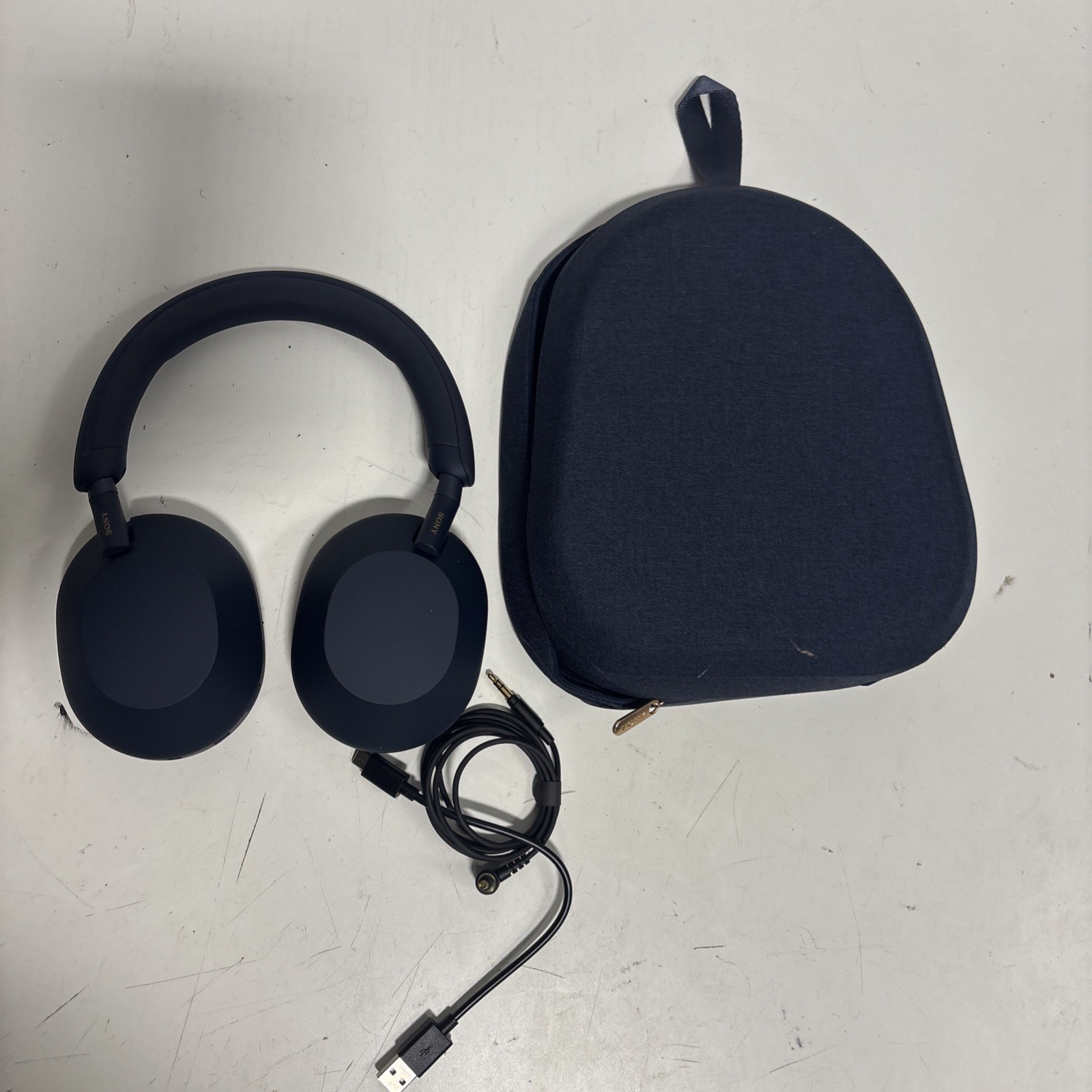 Sony WH-1000XM5 Wireless Noise Cancelling Headphones Midnight Blue