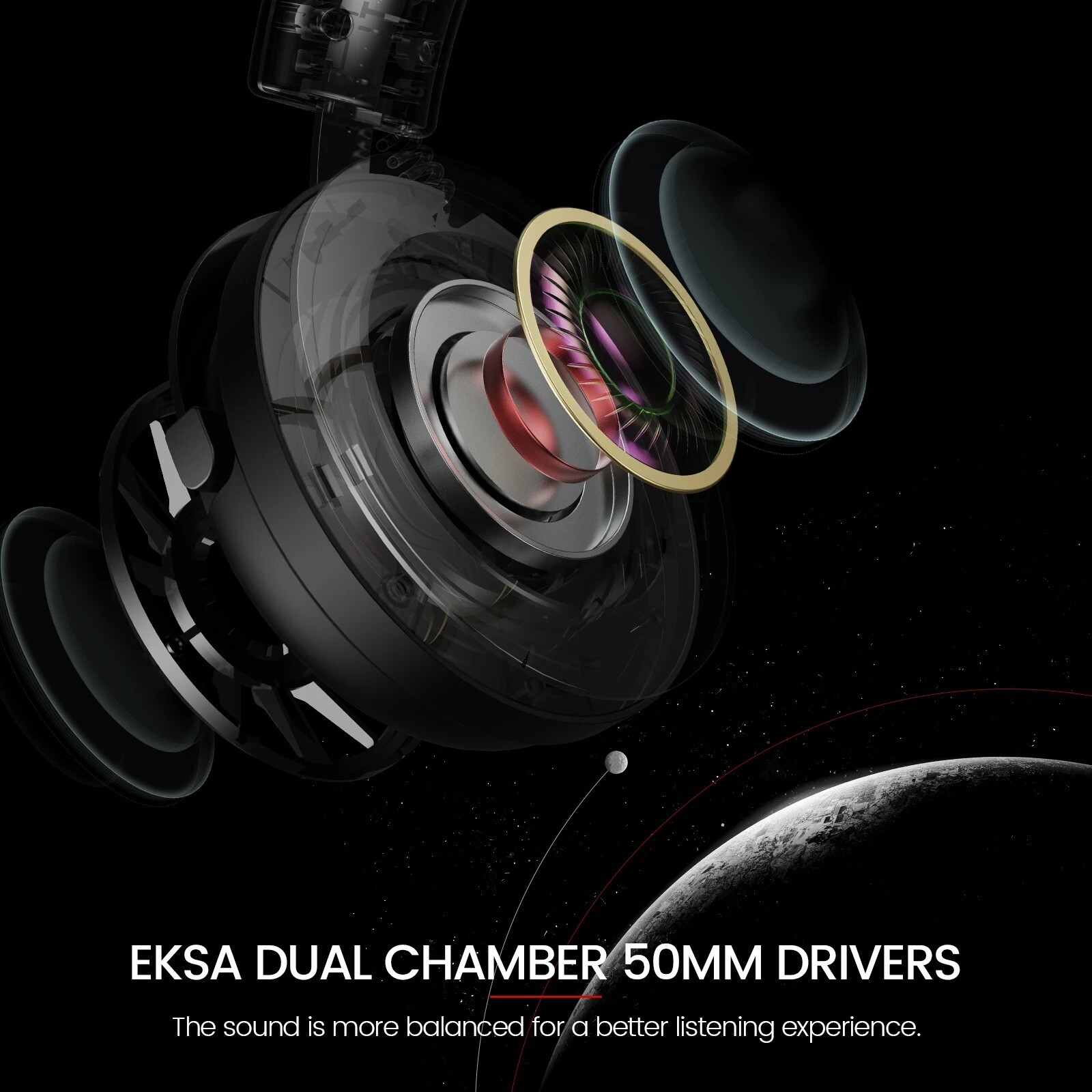 E5000 Gaming Headset with Microphone for PC, 3.5mm Wired Headset Gamer, 3D Ster