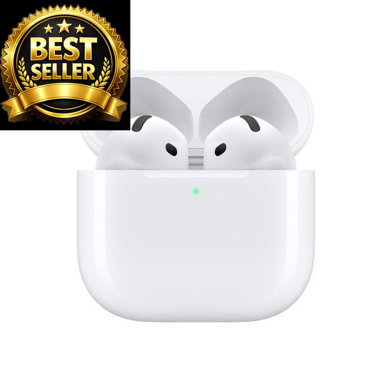 Apple AirPods 4 Wireless Earbuds, Bluetooth Headphones, with One Size, White
