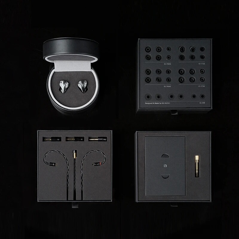 IOAUDIO VOLARE 1DD+4BA+4EST In-Ear Monitor Earphone with Multi-Plug Cable 4.4mm/