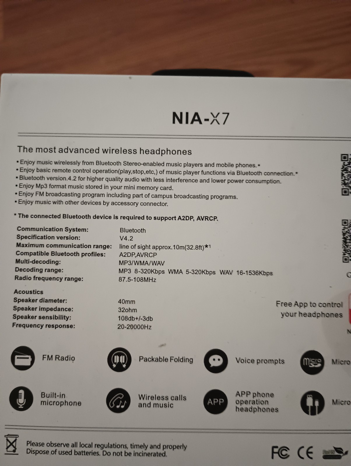 NIA Headphone Lot