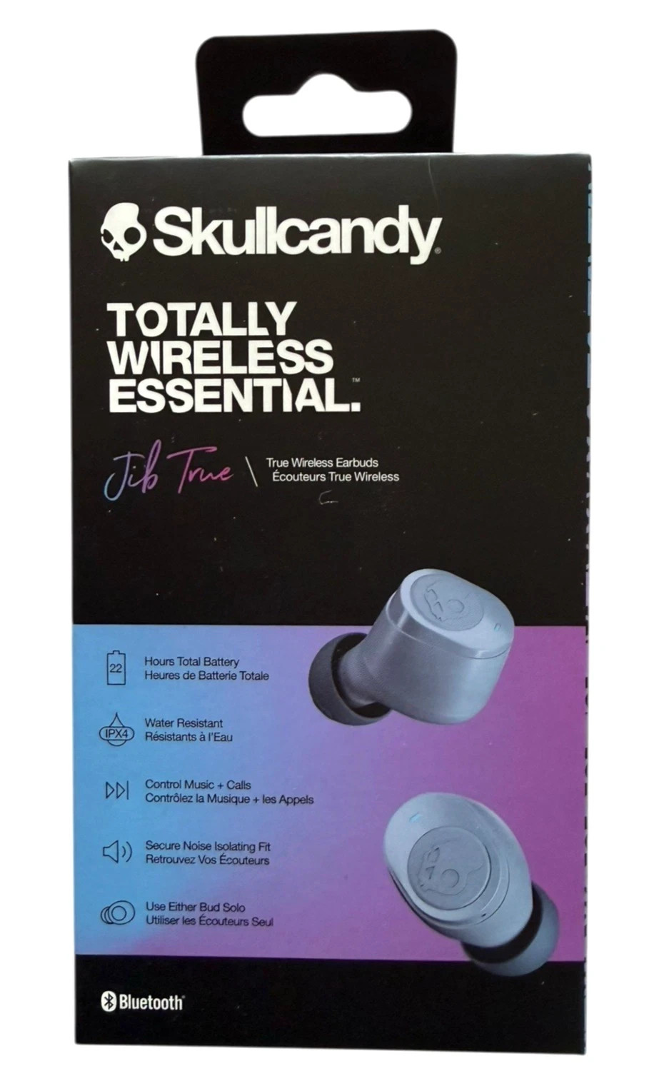 Skullcandy Jib True Bluetooth Wireless In-Ear Earbuds – Chill Gray (S2JTW)