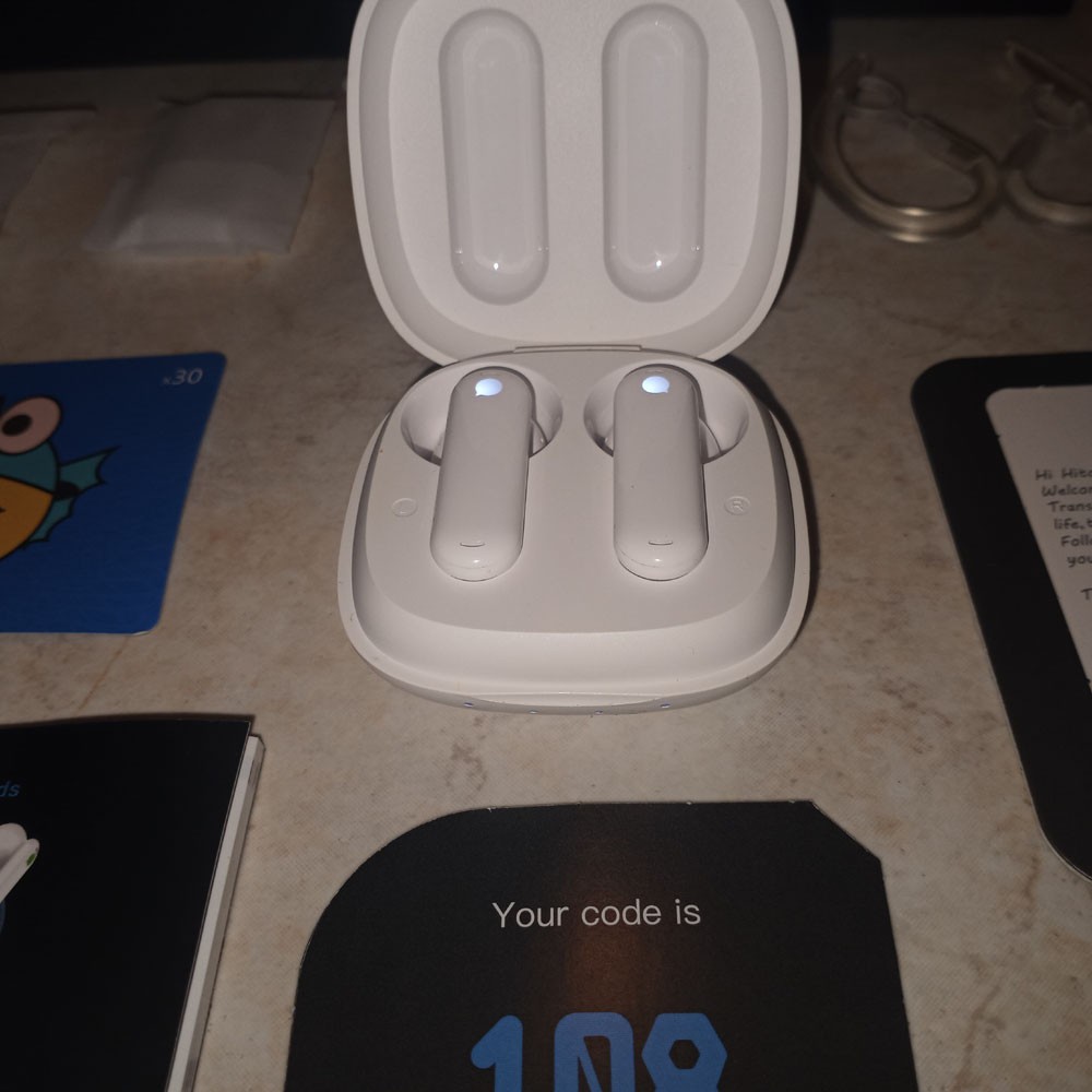 Lightly Used White Timekettle WT2 Edge Translation Earbuds + Case + Original Box