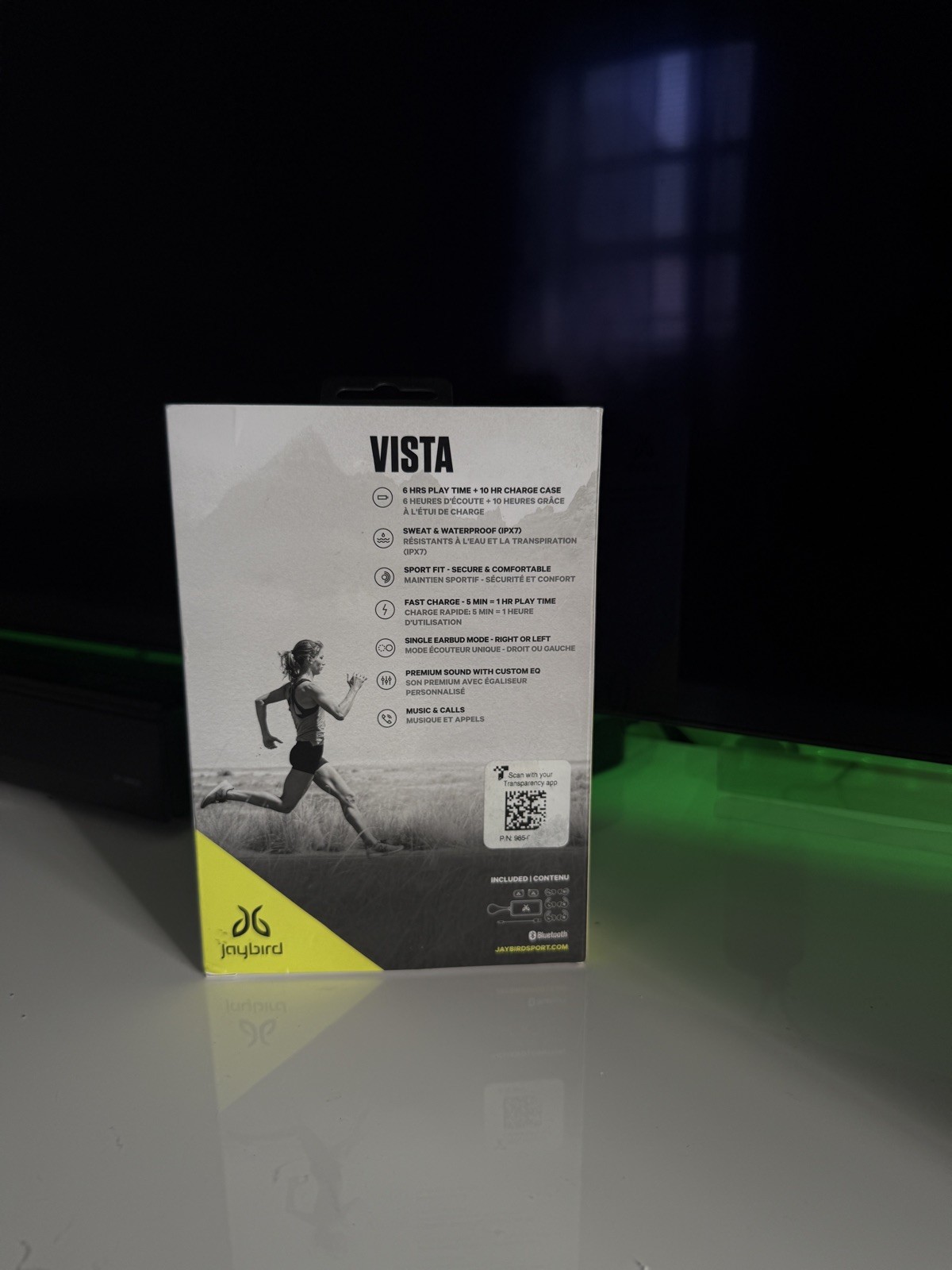 Jaybird Vista 1 Gen In-Ear True Wireless Sport Running Headphones Earbuds Blue