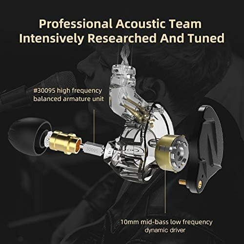 KZ ZSN PRO X Hybrid HiFi Earphones – Exceptional Clarity with Detachable Jack