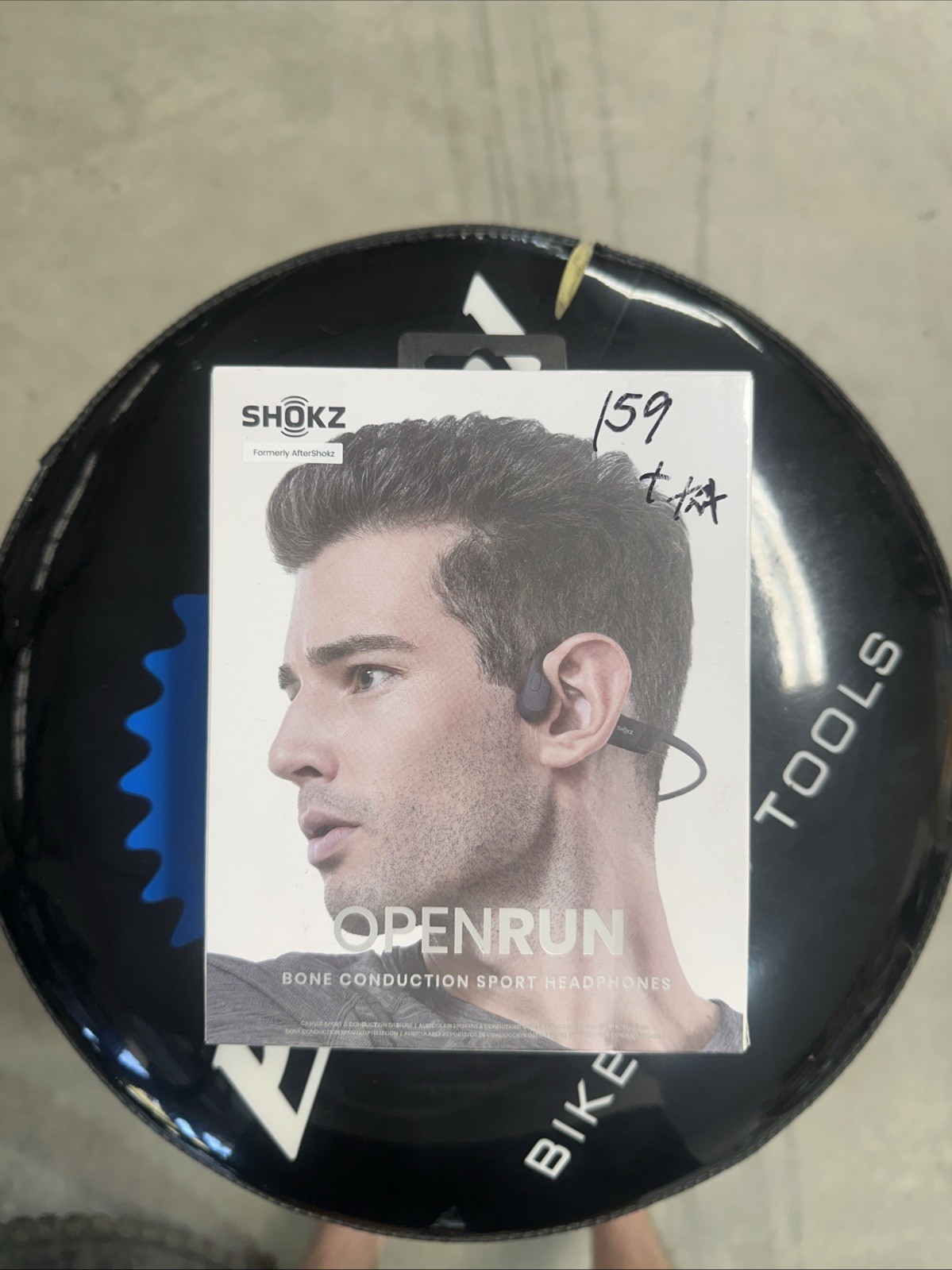 Shokz OpenRun Wireless Bone Conduction Headphones – Black (S803BK)