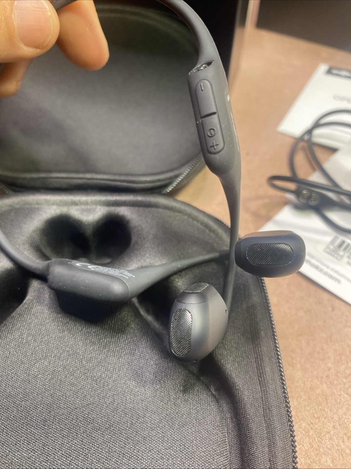 SHOKZ OPENRUN PRO Wireless Bluetooth Bone Conduction Headphones – Black S810