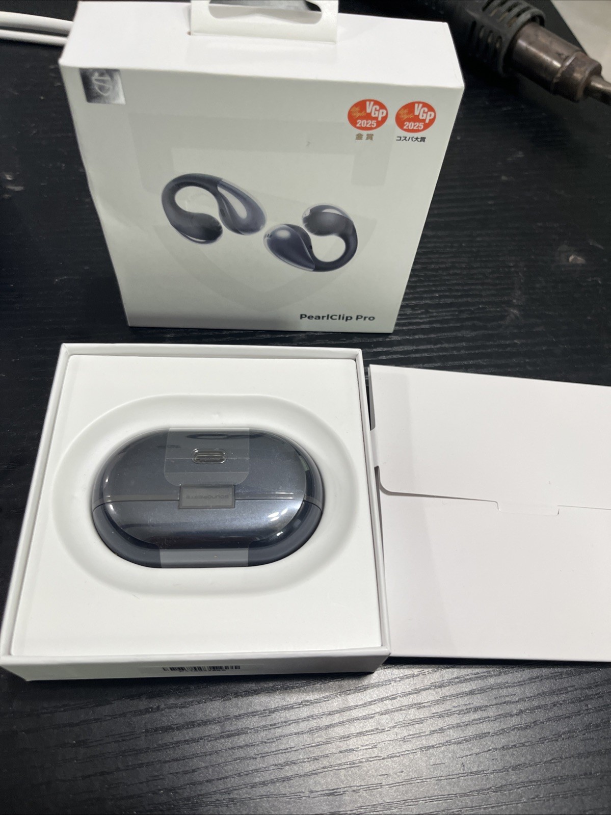SoundPEATS PearlClip Pro Bluetooth Earbuds Black Earphones Clip On Ear Buds V5.4
