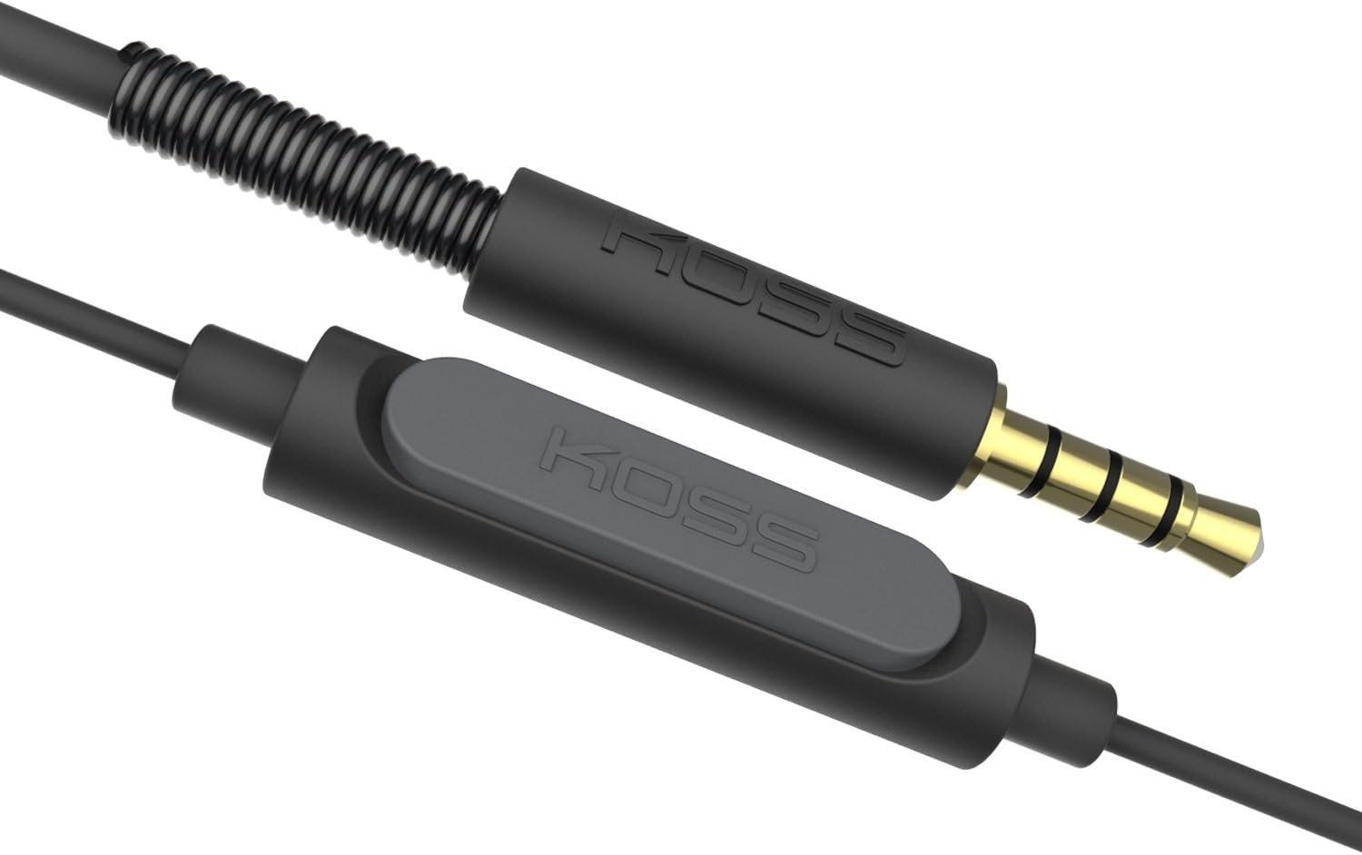 Dark Grey On-Ear Headphones with In-Line Microphone – Perfect for Everyday Use