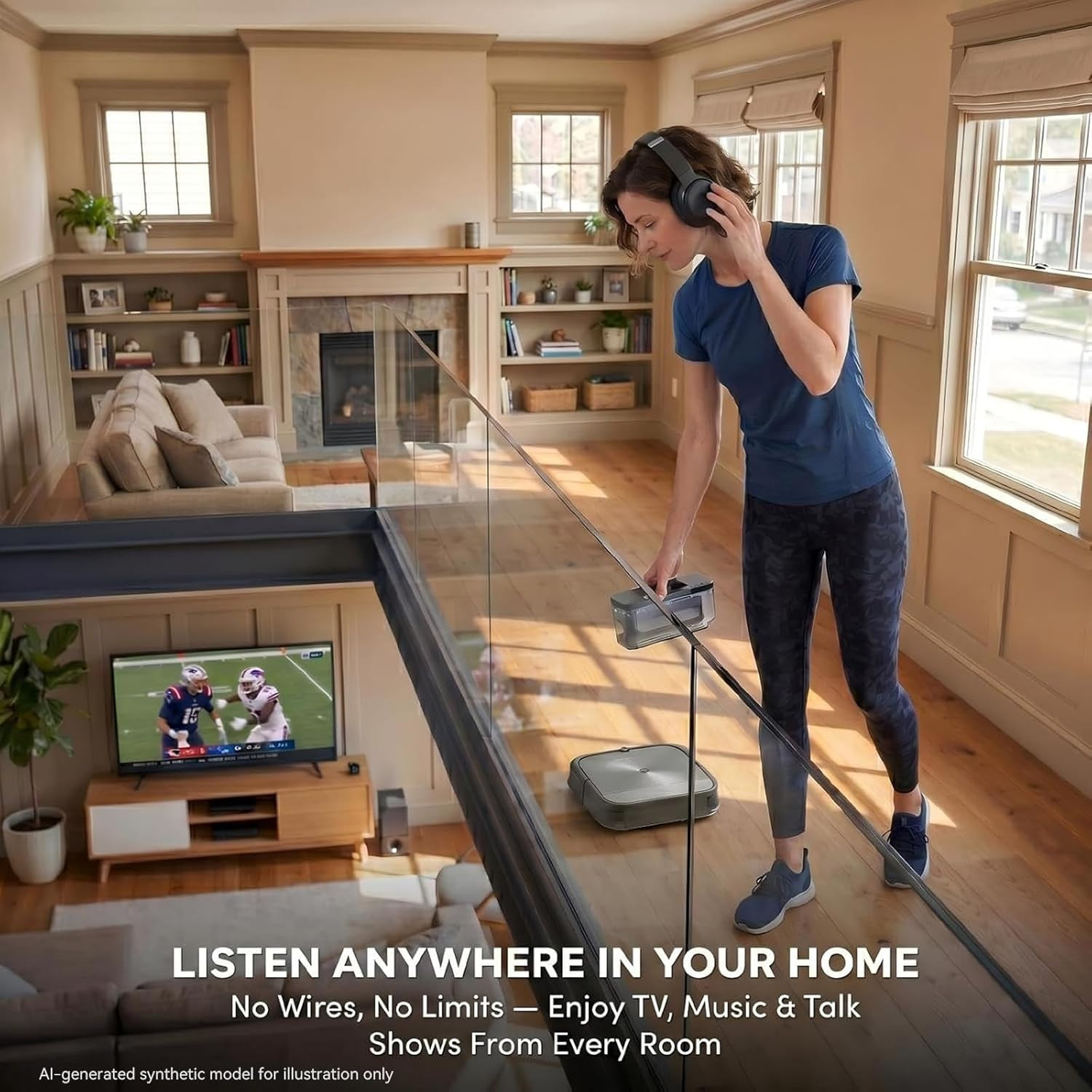 Wireless Headphones for TV Watching, TV Headphones Wireless for Seniors