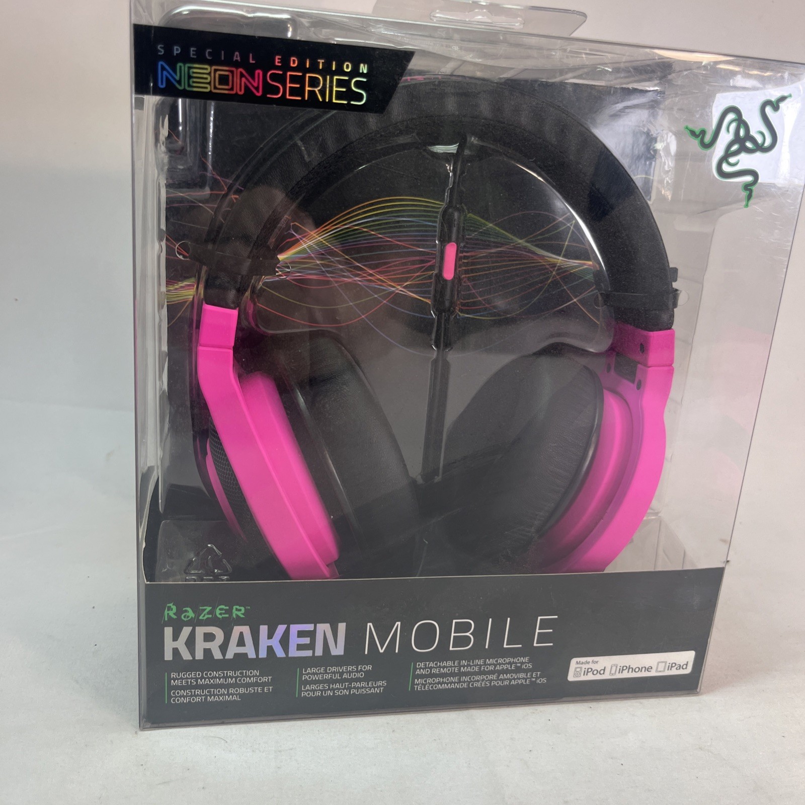 Razer Kraken Mobile Headphones Neon Pink RZ04-01400500-R3U1