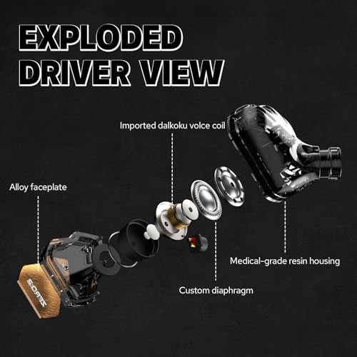 Linsoul 7Hz x Crinacle Zero:2 In-Ear Monitors Wired Earbuds Silver No Mic