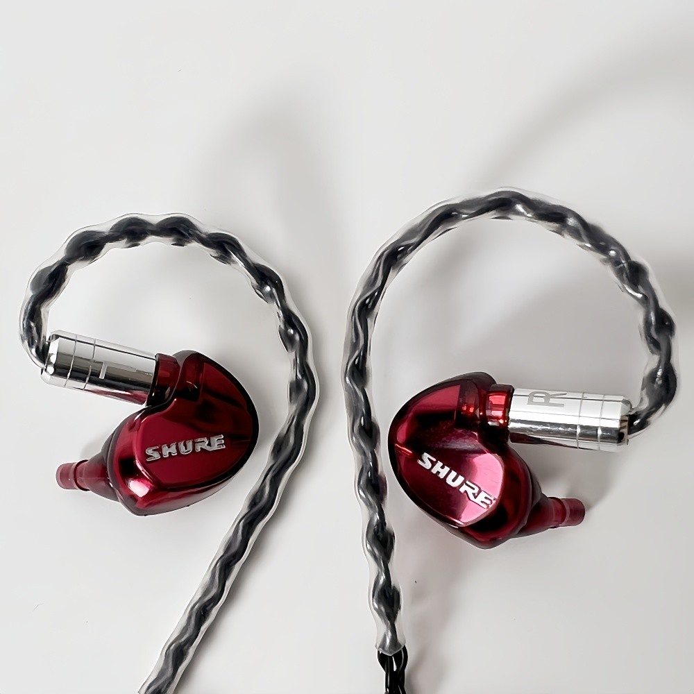 Shure SE535 Sound Isolating Noise Cancellation 3.5mm jack Earphones Black-Red