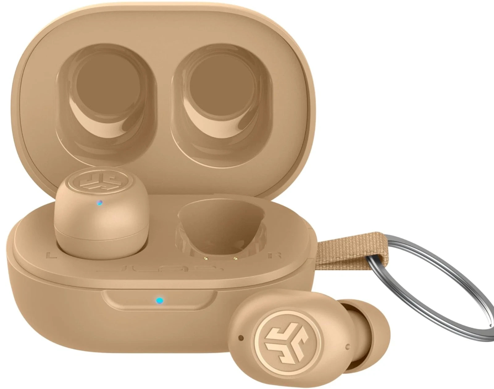 JBuds Mini True Wireless Bluetooth Earbuds + Charging Case, Crystal Clear Calls