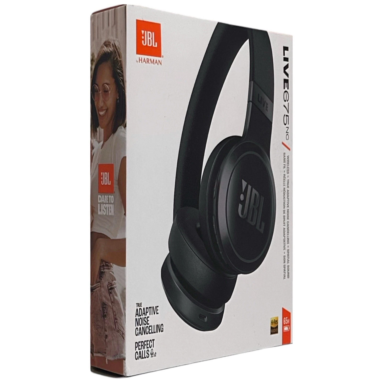 JBL Live 675NC Noise-Cancelling On-Ear Wireless Headphones – NEW OPEN BOX