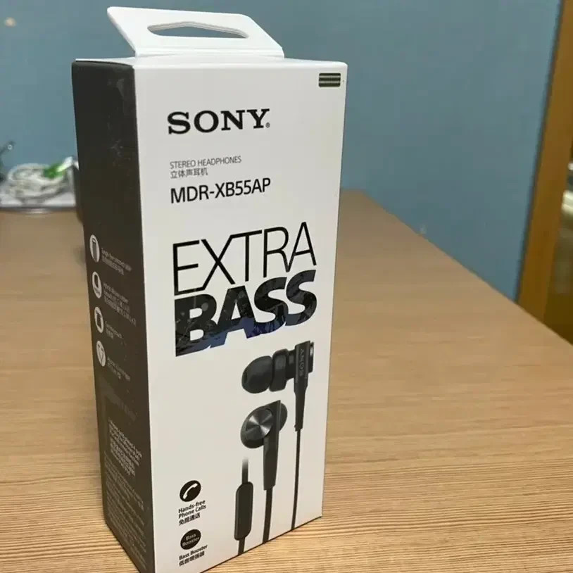 MDR-XB55AP Bass Booster In-Ear Headphones With Remote & Mic Black