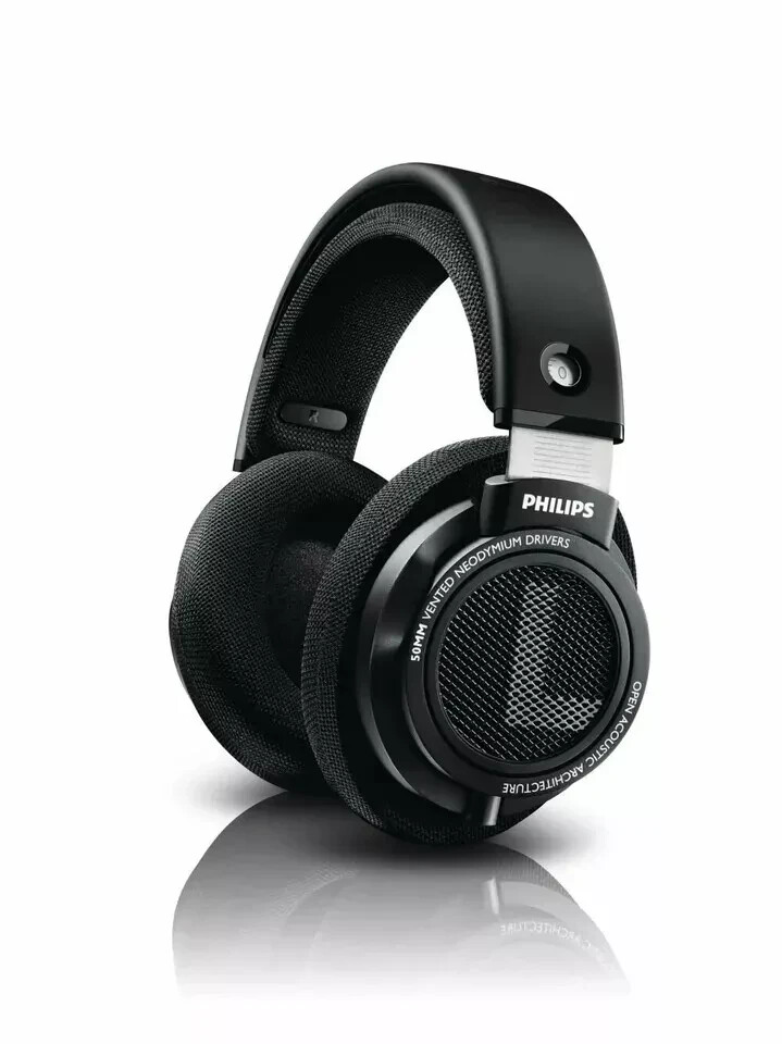 hilips SHP9500 HiFi Precision Stereo Over the Ear Headphones Black Open Back
