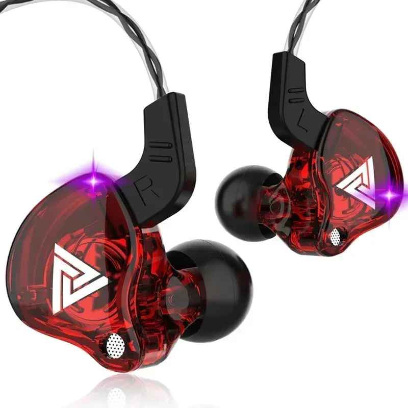 QKZ AK6 Wired In-Ear Earphones 3.5mm HiFi Bass Stereo Headset Mic