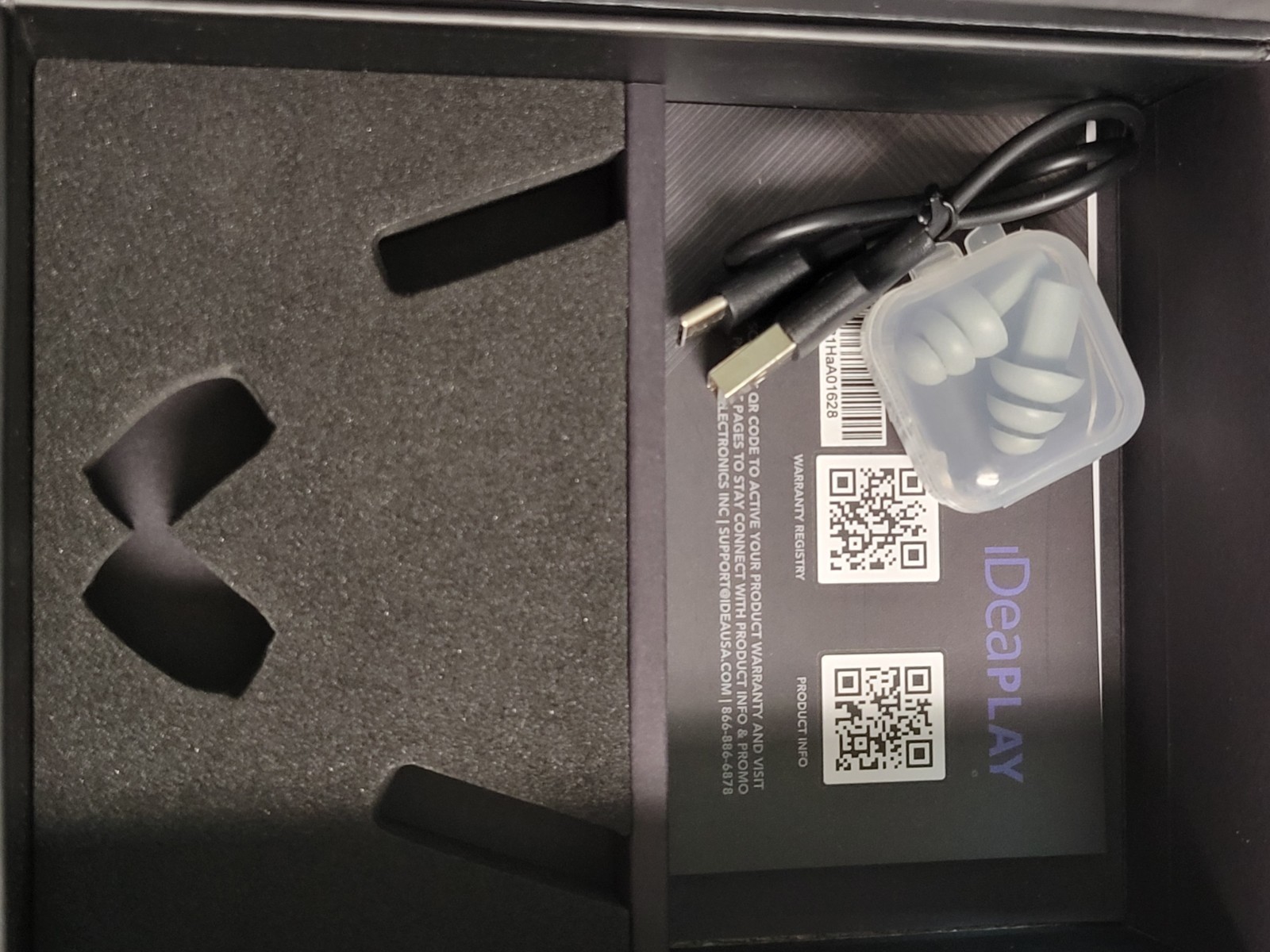 IDEAPLAY Bone Conduction Open Ear Wireless Headphones with Bluetooth (Open Box)