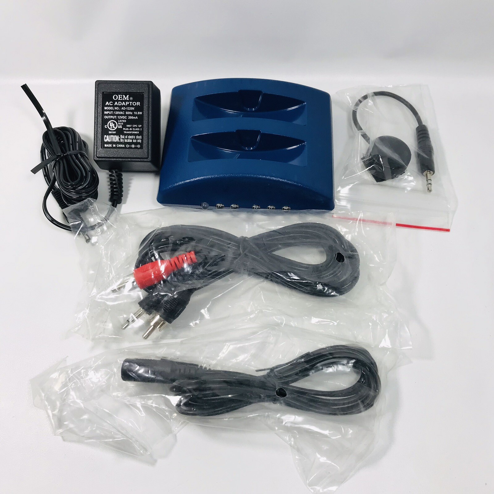 TV Ears 2.3 MHz Transmitter Charger Cradle Base Only And Power Cord Replacement
