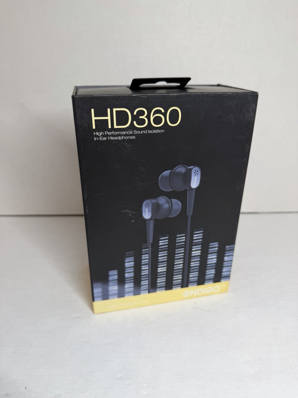 Ondigo HD360 High Performance Sound Isolation In Ear Headphones – Black B12