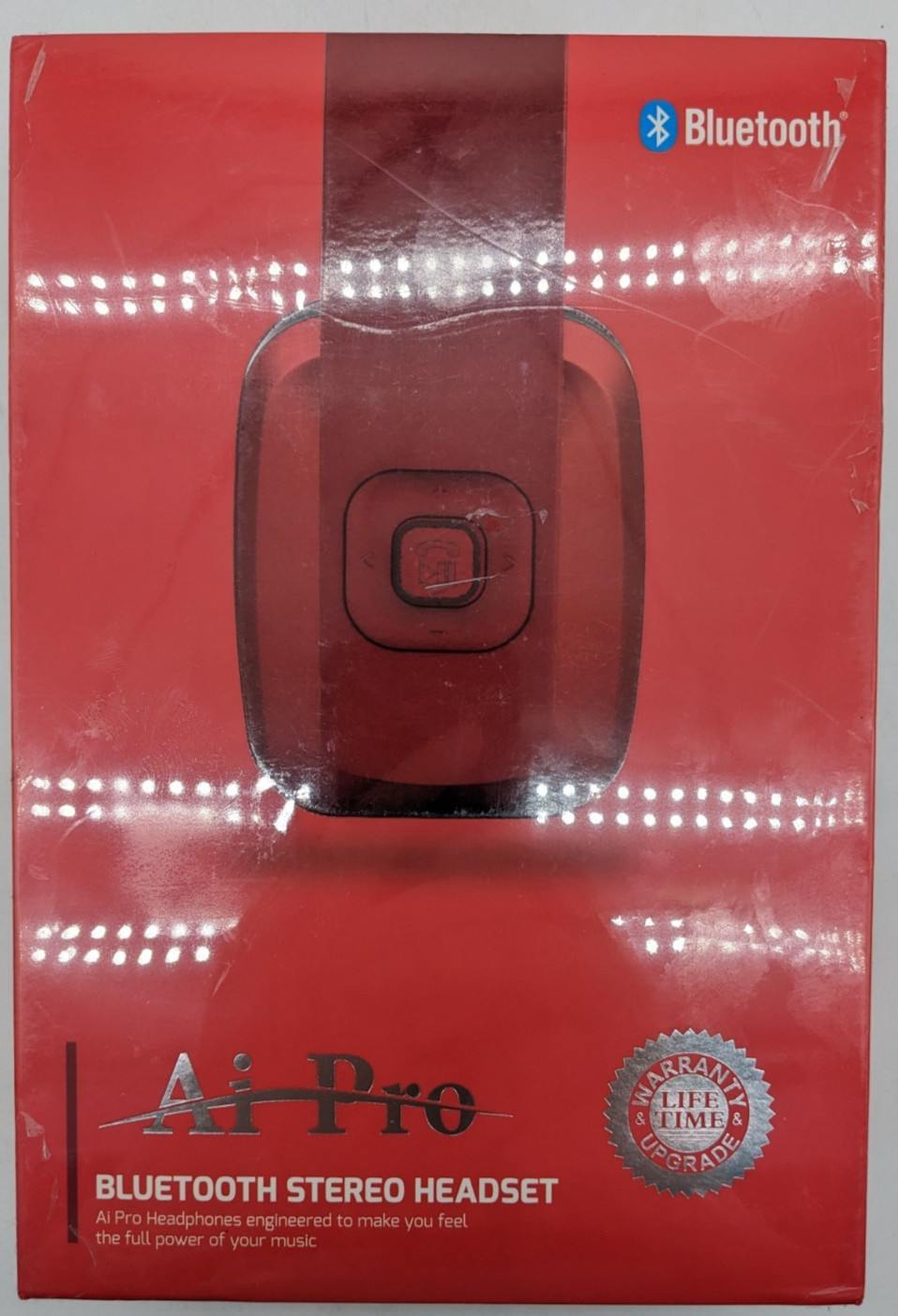 AiPro-200 Plus | Dual Bluetooth Stereo Headphones | Red | Sealed