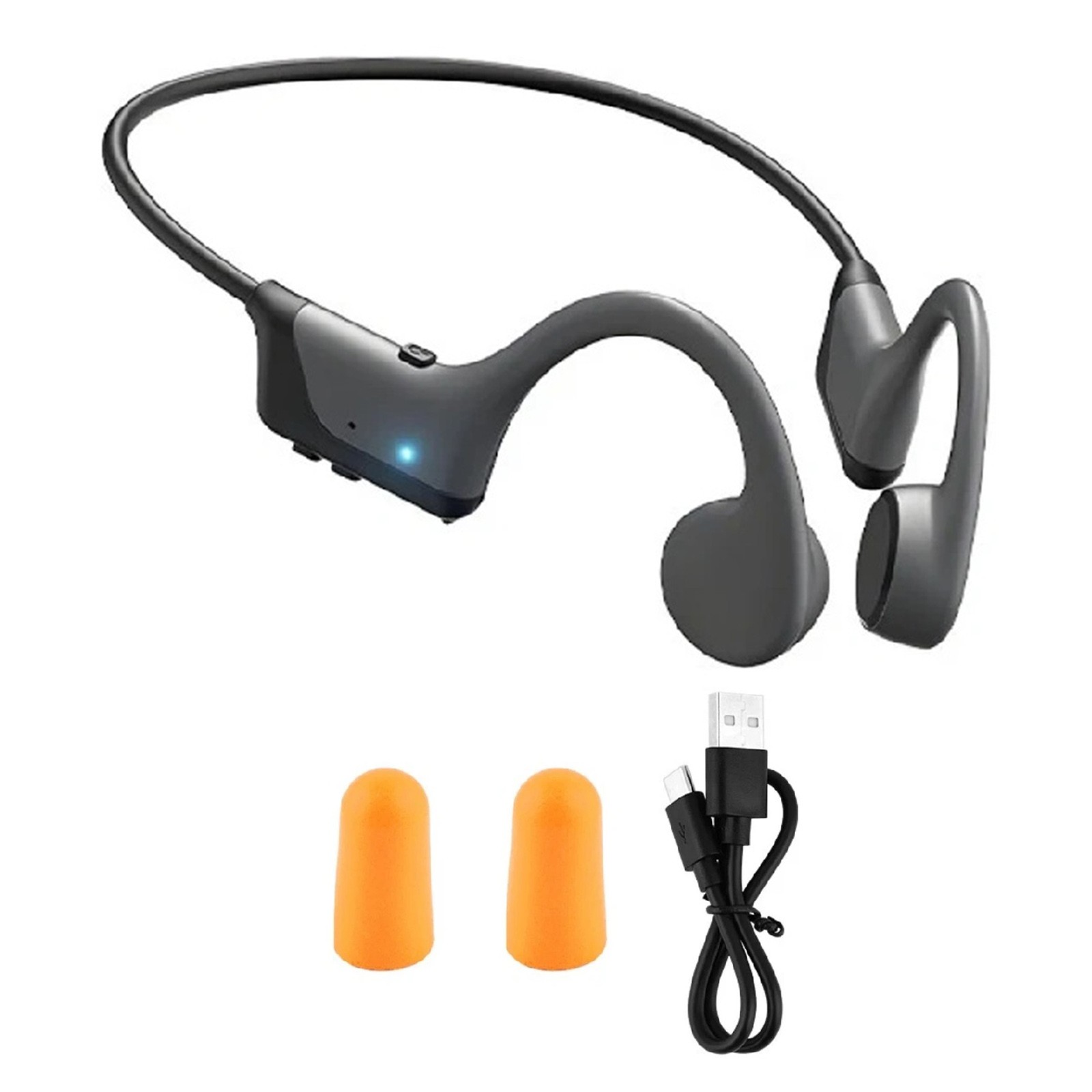 Bone Conduction Headphones Bluetooth 5.4 IPX5 Waterproof 16.2MM Driver for Trail