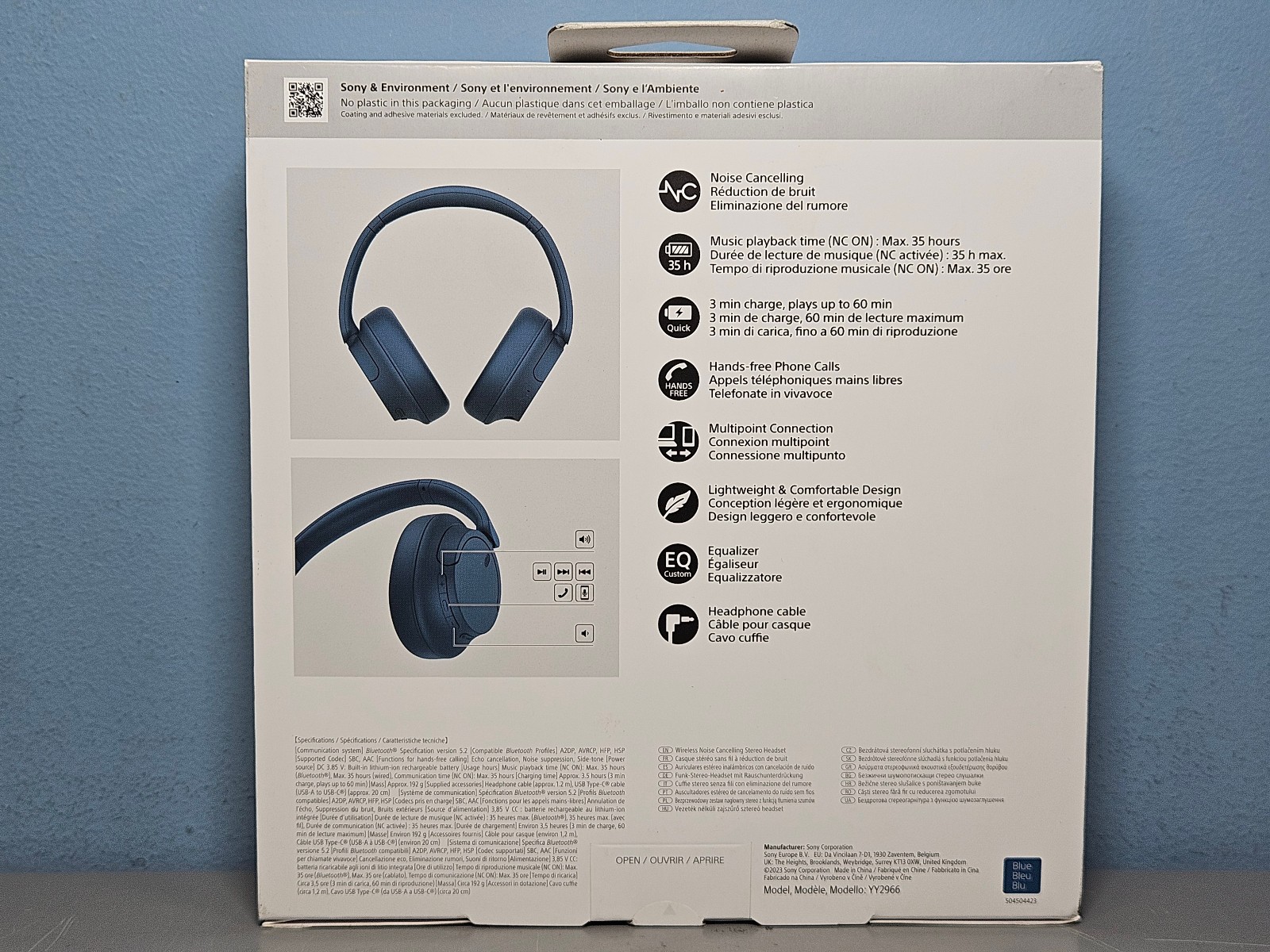 Sony WH-CH720N Noise Cancelling Wireless Headphones – New & Sealed