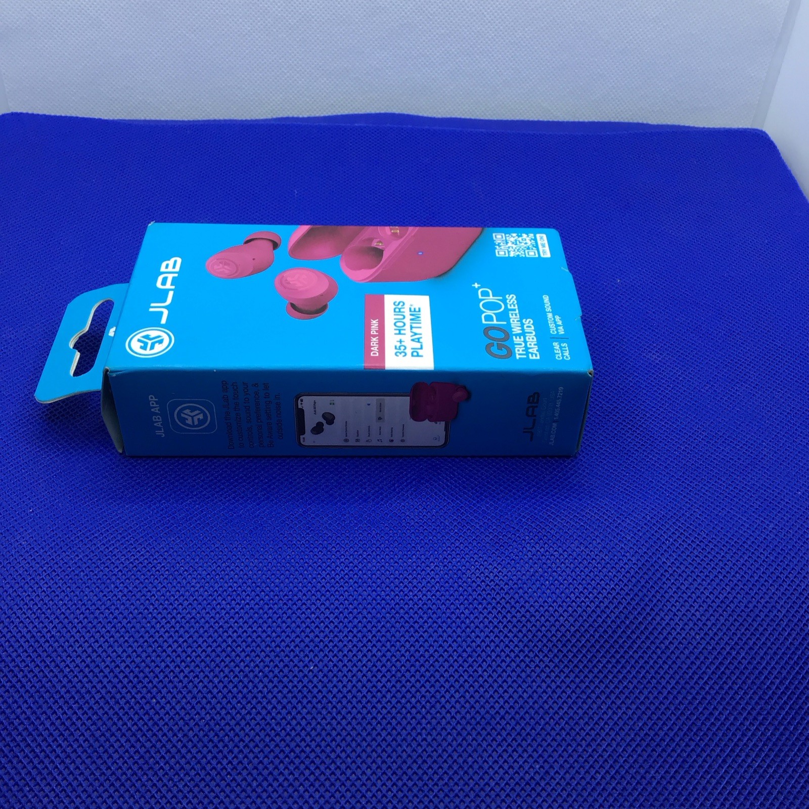 JLab GO Air POP True Wireless In-Ear Headphones – Dark Pink (EBGAIRPOPRLLC124)
