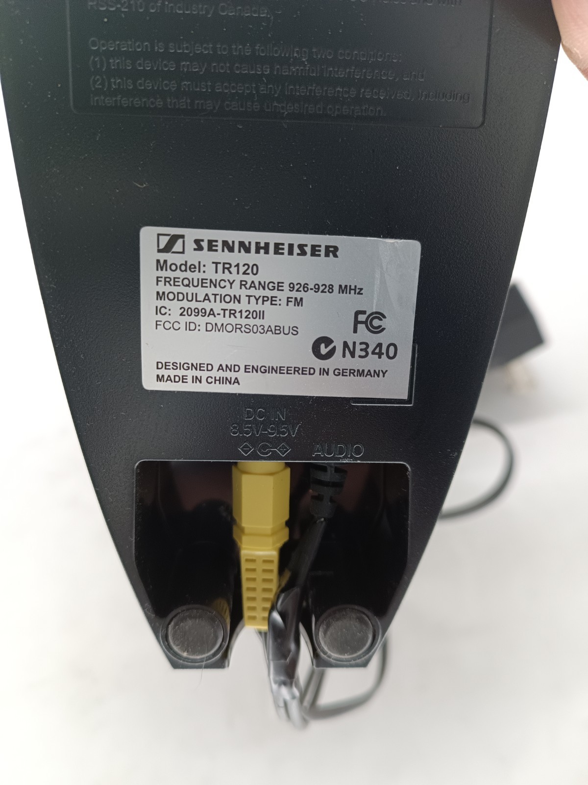 Sennheiser TR120 II Transmitter Charging Dock Cradle ONLY HDR 120 Headphones b3