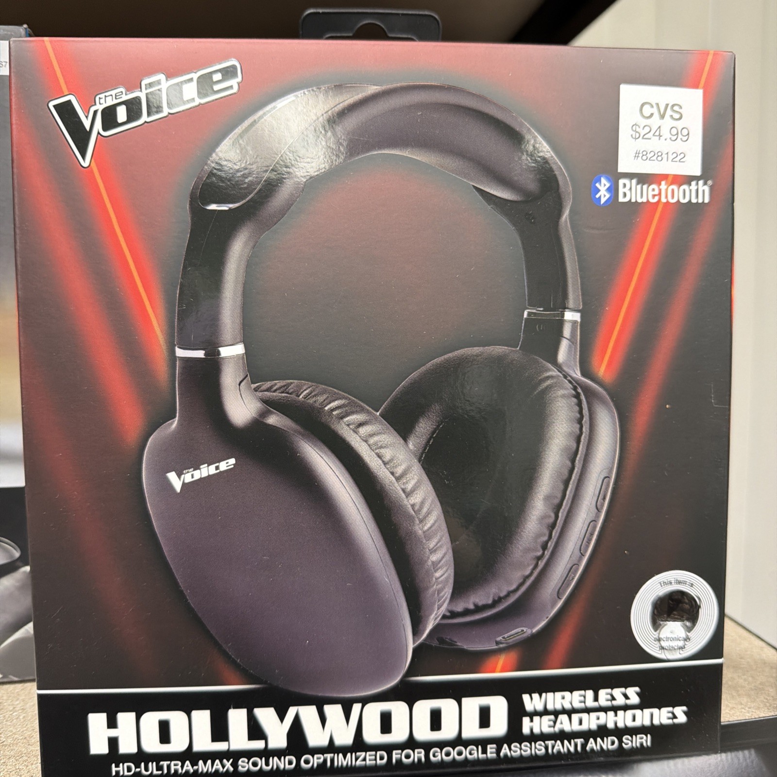 The Voice Hollywood Wireless Bluetooth Headphones Built In Mic
