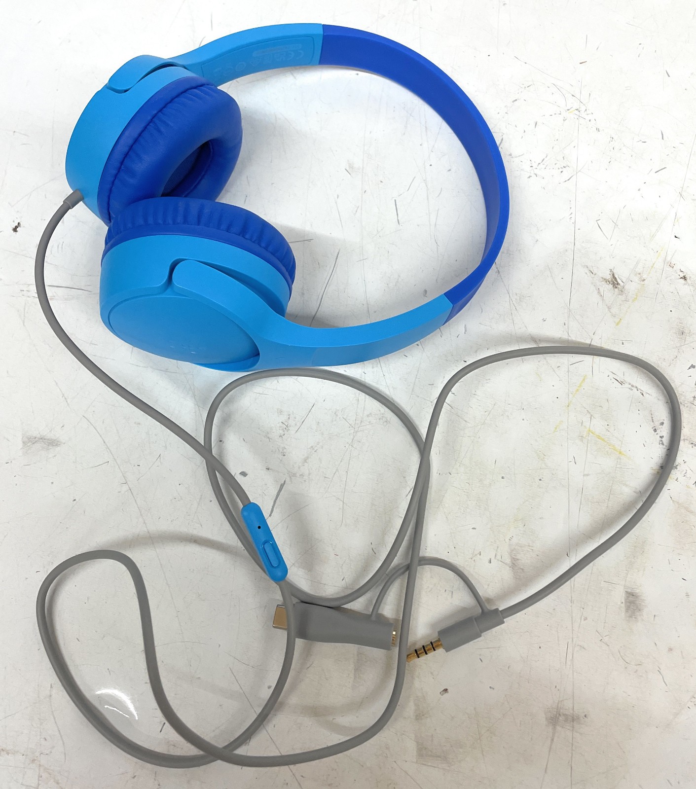 Belkin Kids SoundForm Mini Wired On-Ear Headphones, Blue, Ages 3+, AUD010fqBL