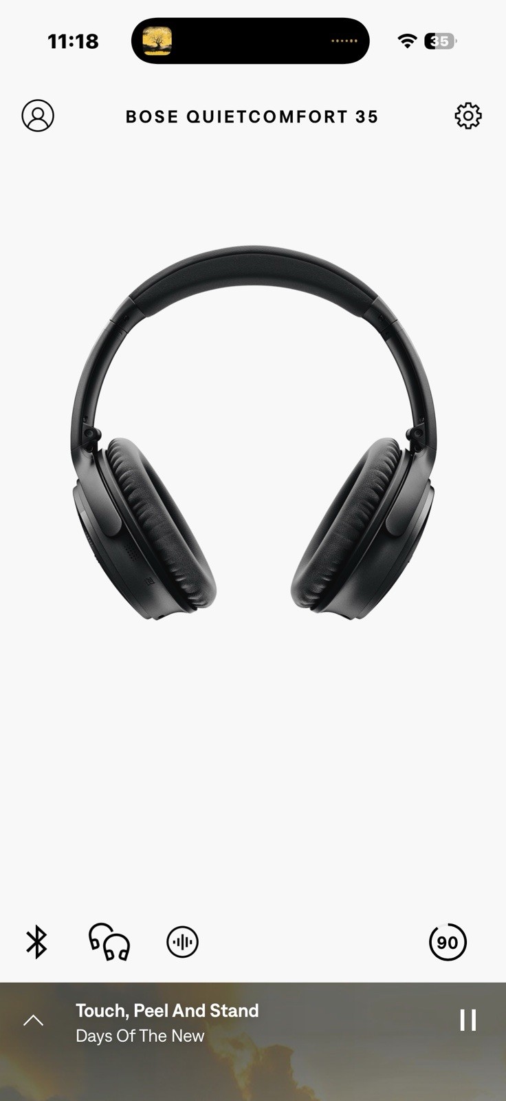 Bose QuietComfort 35 Over the Ear Wireless Headphones – Black