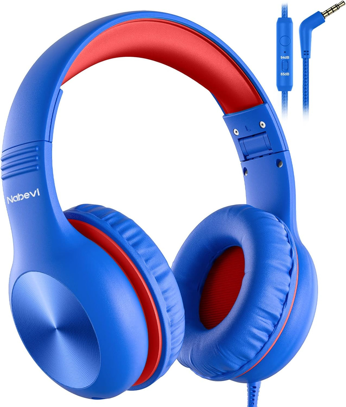 Kids Headphones with Microphone for School, 85dB Safe Volume Limit, Sharing