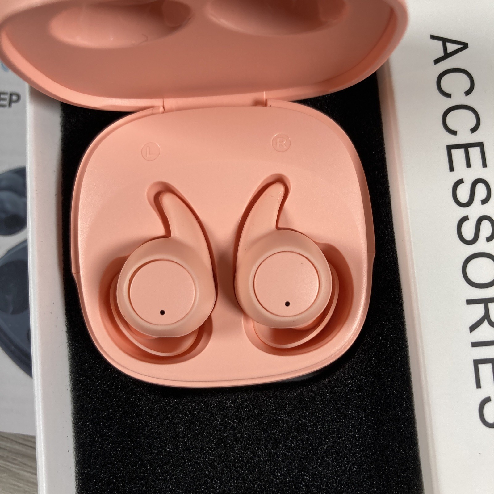 MUSICOZY Bluetooth 5.3 Sleep Earbuds, Wireless Sleep-PINK