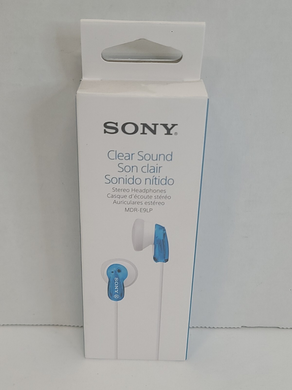 Sony MDR-E9LP In-Ear Stereo Audio Fashion Earbuds Earphones Headphones Blue Box