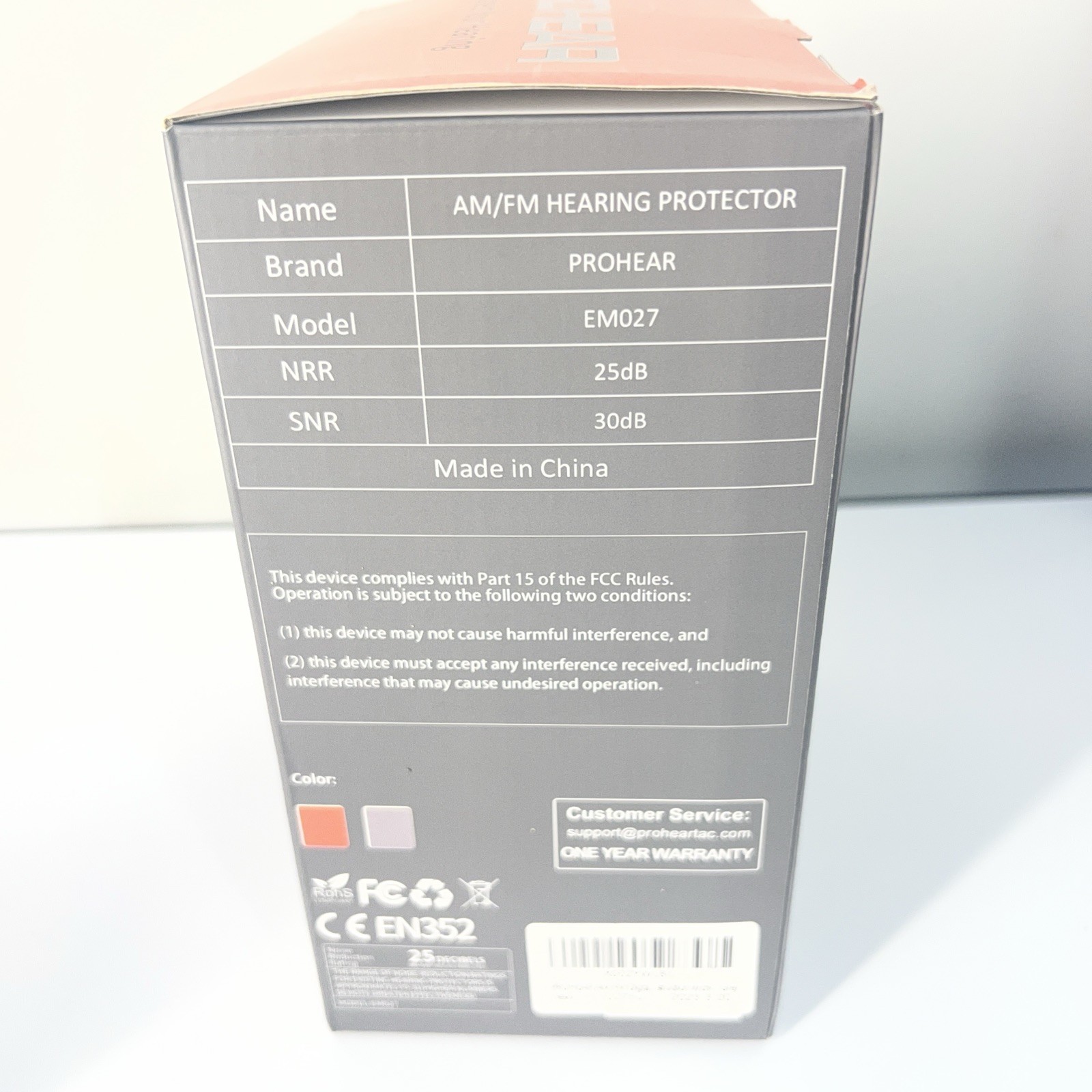 PROHEAR EM027 AM FM Radio Hearing Protector Earmuffs 25dB NRR