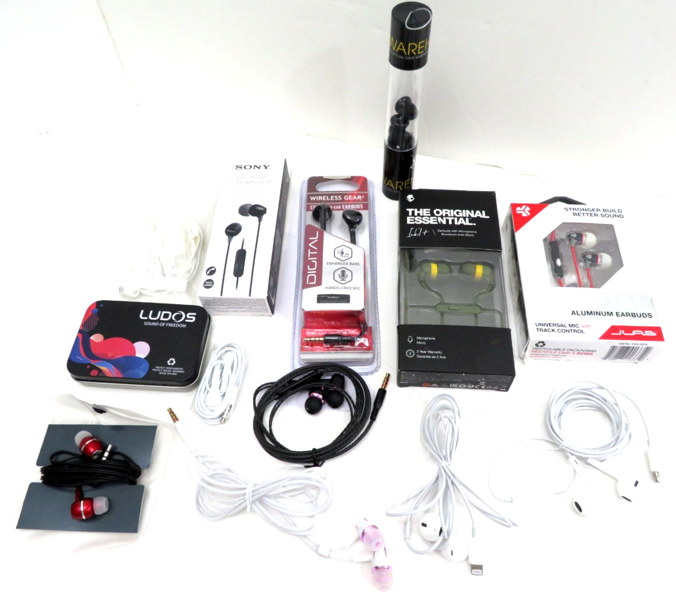 Sony MDREX14AP SkullCandy, Wireless Gear, Sneakhead, Ludos Wired 3.5mm Earphones