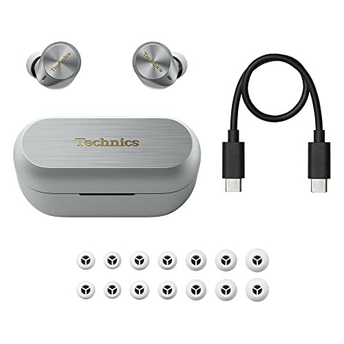 Technics AZ80 Wireless Earbuds with Noise Cancelling and High Res Audio Quality