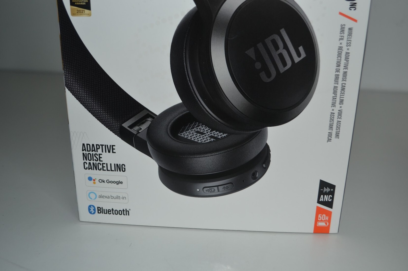 JBL, Harman, LIVE 460nc., Head Phones, Alexa, Ok Google, Bluetooth, Wireless