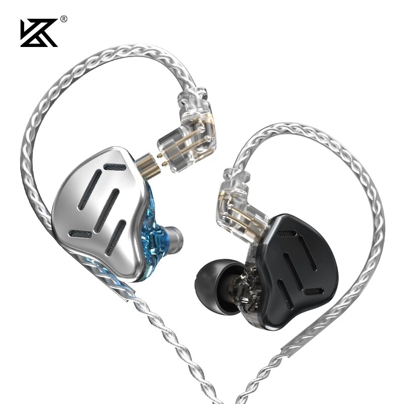KZ ZAX In Ear Earphones 1DD+7BA HIFI Bass Monitor Headset Hybrid technology Nois