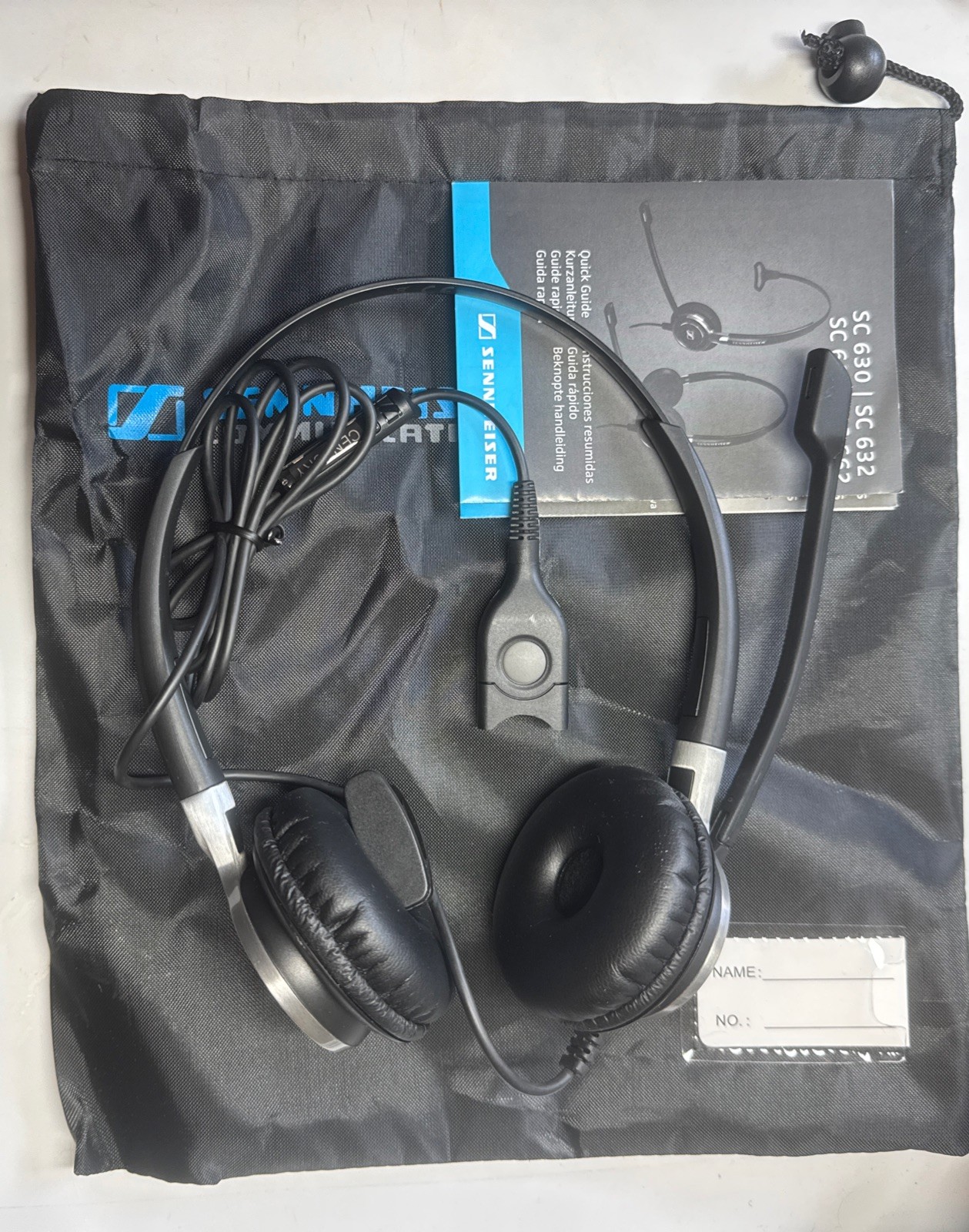 Sennheiser Century SC 660 Corded Office Headset Prod Code 504557