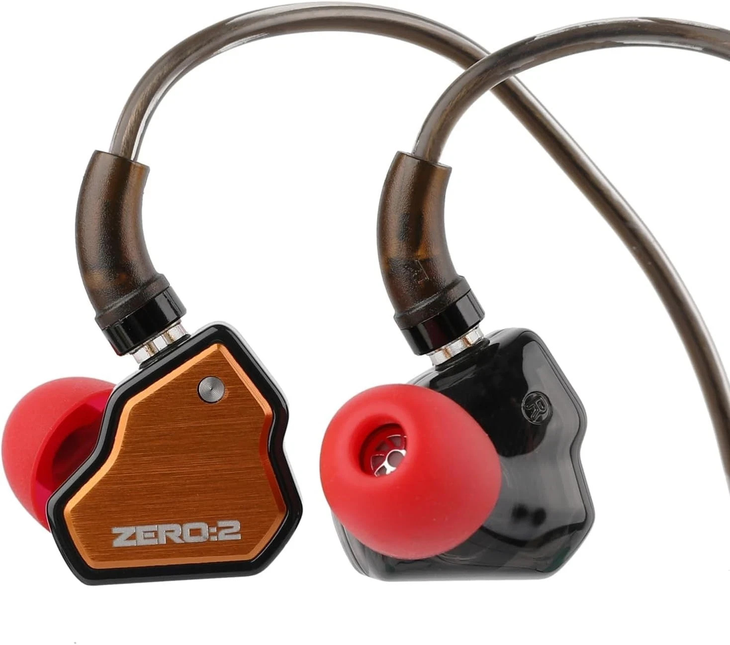 7Hz x Crinacle Zero 2 IEM 10 mm Driver 3.5 mm jack (Orange). FREE SHIPPING!